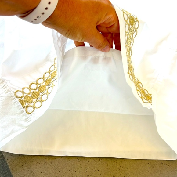 Lilly Pulitzer for Pottery Barn Teen - White - King - Embellished Sheet Set - Picture 7 of 10